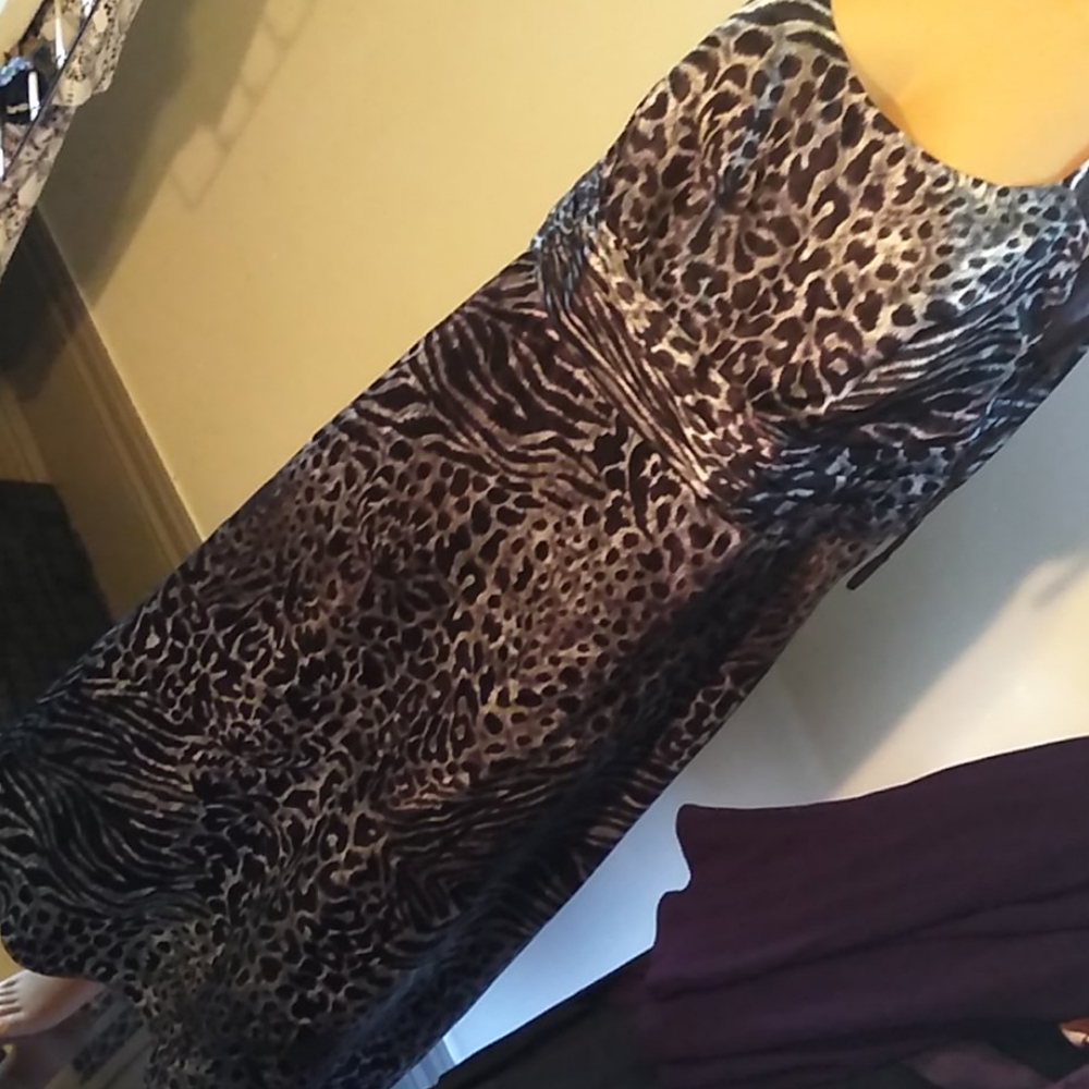 Black silver and gray zebra leopard wild print